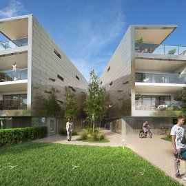 Appartement neuf avec terrasse et parkings - Bordeaux Caudéran, 2 chambres, ascenseur